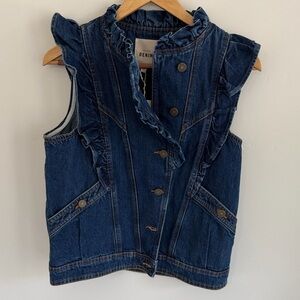 Sezane FAYE Denim Vest - SM